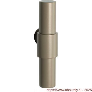 GPF Bouwbeslag Anastasius 3047.A4 L/R Hipi Deux+ kruiskruk gatdeel links-rechtswijzend 105,5 mm Champagne blend - A21010564 - afbeelding 1
