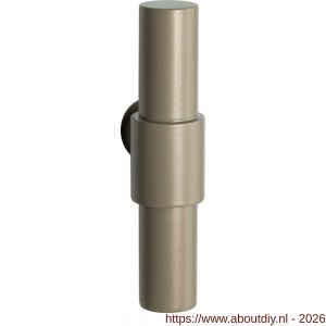 GPF Bouwbeslag Anastasius GPF3047.A4 L/R Hipi Deux+ kruiskruk gatdeel 105,5 mm links-rechtswijzend Champagne blend - A21010564 - afbeelding 1