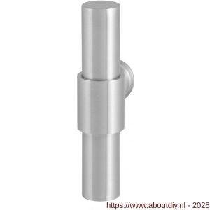 GPF Bouwbeslag RVS 3047 Hipi Deux+ kruiskruk 105,5 mm RVS geborsteld - A21008054 - afbeelding 1