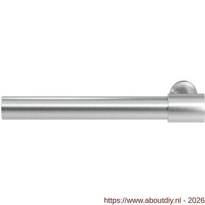 GPF Bouwbeslag RVS GPF3051L/R Hipi Deux deurkruk gatdeel 139 mm links-rechtswijzend RVS geborsteld - A21008036 - afbeelding 1