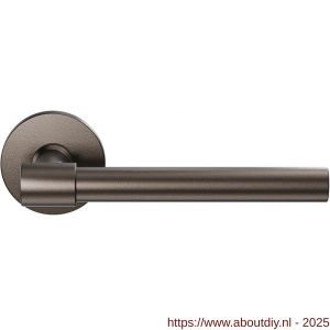 GPF Bouwbeslag Anastasius 3051.A1-05 Hipi Deux deurkruk 139 mm op rond rozet Dark blend - A21010650 - afbeelding 1
