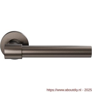 GPF Bouwbeslag Anastasius 3052.A1-00 Hipi Deux+ deurkruk 141,5 mm op rond rozet Dark blend - A21010658 - afbeelding 1