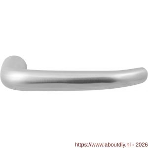 GPF Bouwbeslag RVS GPF3085L/R Tino deurkruk gatdeel links-rechtswijzend RVS geborsteld - A21002689 - afbeelding 1