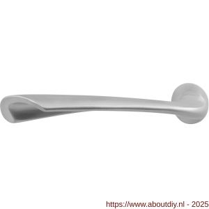 GPF Bouwbeslag RVS 3120L Kore deurkruk gatdeel linkswijzend RVS geborsteld - A21002697 - afbeelding 1