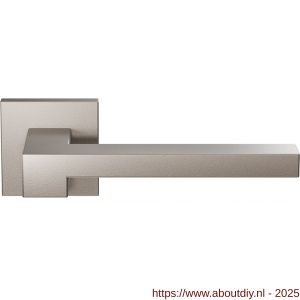 GPF Bouwbeslag Anastasius 3160.A3-02 Raa deurkruk op vierkant rozet Mocca blend - A21010678 - afbeelding 1