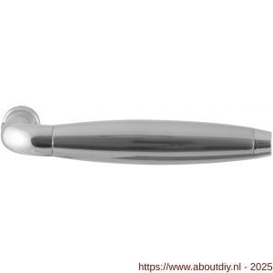 GPF Bouwbeslag RVS GPF4219 XL Ika XL deurkruk gebogen met trapezium eindknop RVS gepolijst - A21005788 - afbeelding 1
