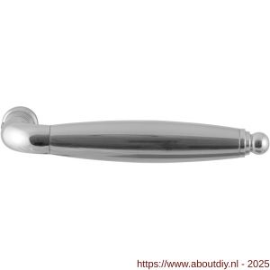 GPF Bouwbeslag RVS GPF4319 XL Ika XL deurkruk gebogen met ronde eindknop RVS gepolijst - A21005804 - afbeelding 1