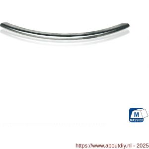 GPF Bouwbeslag RVS GPF5003.09 meubelgreep gebogen 10x237/192 mm RVS geborsteld - A21005673 - afbeelding 1