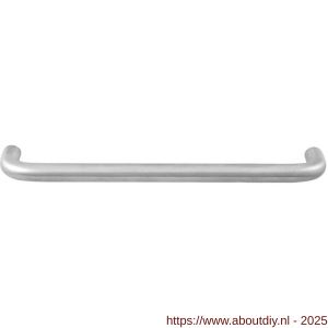 GPF Bouwbeslag RVS GPF5082.09 meubelgreep U-model 10x138/128 mm RVS geborsteld - A21005627 - afbeelding 1