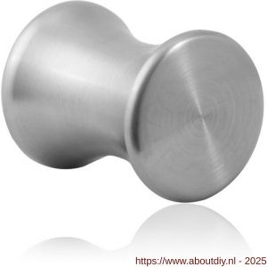 GPF Bouwbeslag RVS GPF5560.35 meubelknop rond 35 mm hoogte 45 mm RVS geborsteld - A21005399 - afbeelding 1