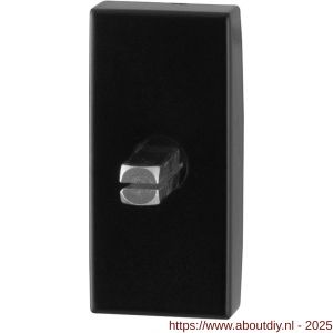 GPF Bouwbeslag Smeedijzer GPF6100.31 draaikiepmechanisme rechthoekig 65x30x12 mm met stift binnenzijde 32 mm smeedijzer zwart - A21003685 - afbeelding 1