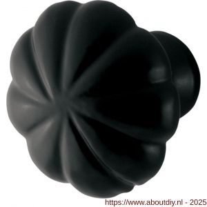 GPF Bouwbeslag Smeedijzer GPF6502.35 meubelknop 35 mm hoogte 34 mm smeedijzer zwart - A21005407 - afbeelding 1