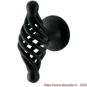 GPF Bouwbeslag Smeedijzer GPF6512.45 meubelknop 45 mm smeedijzer zwart - A21006670 - afbeelding 1