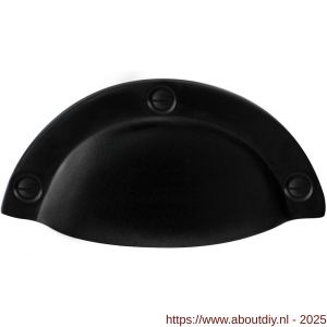 GPF Bouwbeslag Smeedijzer GPF6580.60 komgreep 95x45 mm smeedijzer zwart - A21005697 - afbeelding 1