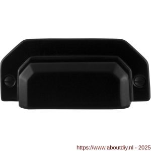 GPF Bouwbeslag Smeedijzer GPF6583.60 komgreep 90x40 mm smeedijzer zwart - A21005694 - afbeelding 1