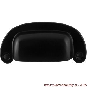 GPF Bouwbeslag Smeedijzer GPF6584.60 komgreep 95x50 mm smeedijzer zwart - A21005693 - afbeelding 1