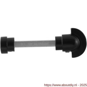 GPF Bouwbeslag Smeedijzer 6910.60 toiletstift 8 mm voor schild smeedijzer zwart - A21000280 - afbeelding 1