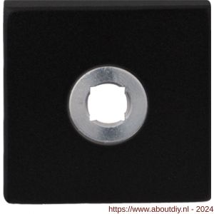 GPF Bouwbeslag ZwartWit 8100.02L vierkant click rozet 50x50x8 mm linkswijzend zwart - A21003648 - afbeelding 1
