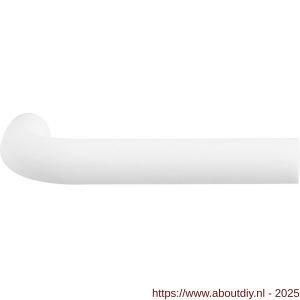 GPF Bouwbeslag ZwartWit 8202 Aka L-model 19 mm deurkruk wit - A21002449 - afbeelding 1
