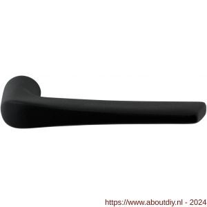 GPF Bouwbeslag ZwartWit 8230 Tiki deurkruk zwart - A21002535 - afbeelding 1