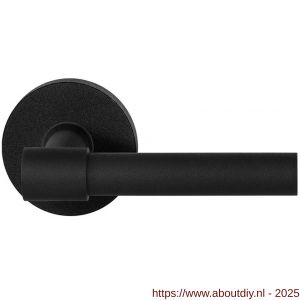 GPF Bouwbeslag ZwartWit 8231.61-00 Hipi Deux deurkruk op rond rozet 50x8 mm zwart - A21009346 - afbeelding 1