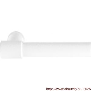 GPF Bouwbeslag ZwartWit 8233L/R Hipi Deux 103 mm deurkruk gatdeel links-rechtswijzend wit - A21008039 - afbeelding 1