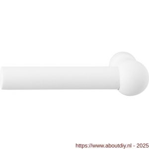 GPF Bouwbeslag ZwartWit 8237L/R Hipi deurkruk gatdeel links-rechtswijzend 103,5 mm wit - A21002680 - afbeelding 1