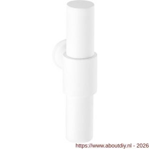 GPF Bouwbeslag ZwartWit GPF8243L/R Hipi Deux+ 105,5 mm deurkruk gatdeel links-rechtswijzend wit - A21008048 - afbeelding 1