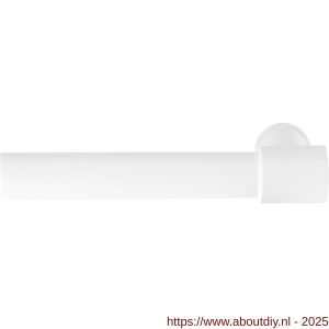 GPF Bouwbeslag ZwartWit GPF8249L/R Hipi Deux+ 141,5 mm deurkruk gatdeel links-rechtswijzend wit - A21008044 - afbeelding 1