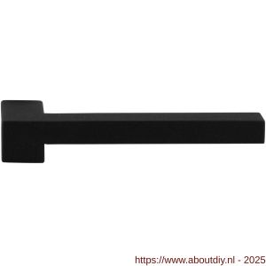 GPF Bouwbeslag ZwartWit GPF8285R Raa deurkruk gatdeel rechtswijzend zwart - A21007756 - afbeelding 1