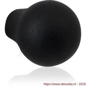 GPF Bouwbeslag ZwartWit GPF8500.30 meubelknop rond 30 mm hoogte 37 mm zwart - A21005421 - afbeelding 1