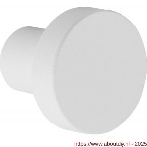 GPF Bouwbeslag ZwartWit GPF8506.30 meubelknop rond 30 mm hoogte 28 mm wit - A21005427 - afbeelding 1