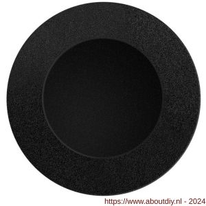 GPF Bouwbeslag ZwartWit 8710.61A schuifdeurkom rond 65 mm zwart - A21007573 - afbeelding 1