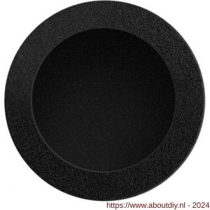 GPF Bouwbeslag ZwartWit 8710.61C schuifdeurkom rond 40 mm zwart - A21007575 - afbeelding 1