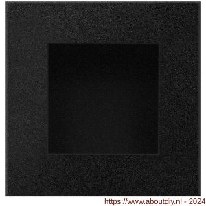 GPF Bouwbeslag ZwartWit 8714.61D schuifdeurkom vierkant 60x60 mm zwart - A21007579 - afbeelding 1