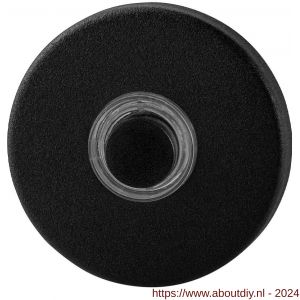 GPF Bouwbeslag ZwartWit 8826.09 beldrukker rond 50x8 mm met zwarte button zwart - A21000172 - afbeelding 1