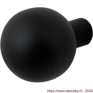 GPF Bouwbeslag ZwartWit 8854.61 S5 kogel knop 50 mm voor veiligheids schilden vast met wisselstift zwart - A21006881 - afbeelding 1