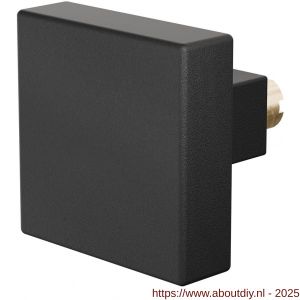 GPF Bouwbeslag ZwartWit 8856.61 S4 vierkante knop 53x53x16 mm voor veiligheids schilden vast met bout M10 zwart - A21006886 - afbeelding 1