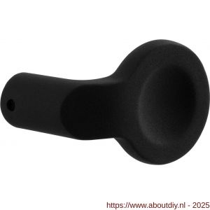 GPF Bouwbeslag ZwartWit 8875.61 S1 designknop verkropt draaibaar met krukstift zwart - A21008642 - afbeelding 1