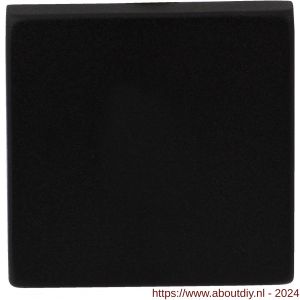 GPF Bouwbeslag ZwartWit 8900.02 blinde vierkante rozet 50x50x8 mm zwart - A21003510 - afbeelding 1
