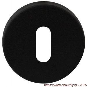 GPF Bouwbeslag ZwartWit 8901.05 sleutelrozet rond 50x6 mm zwart - A21007374 - afbeelding 1