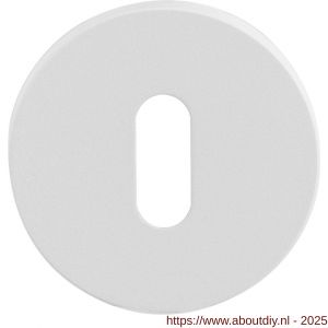 GPF Bouwbeslag ZwartWit 8901.45 sleutelrozet rond 50x6 mm wit - A21007375 - afbeelding 1