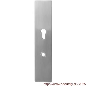 GPF Bouwbeslag RVS 9152.72 veiligheids binnenschild Comfort SKG*** 248x52x8 mm rechthoekig PC72 RVS geborsteld - A21004840 - afbeelding 1