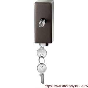 GPF Bouwbeslag Anastasius GPF9252.A1.0040 draaikiepmechanisme afsluitbaar SKG*** rechthoekig 83x34x31 mm met stift binnenzijde 40 mm Dark blend - A21011449 - afbeelding 1