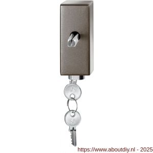 GPF Bouwbeslag Anastasius GPF9252.A3.0032 draaikiepmechanisme afsluitbaar SKG*** rechthoekig 83x34x31 mm met stift binnenzijde 32 mm Mocca blend - A21011452 - afbeelding 1