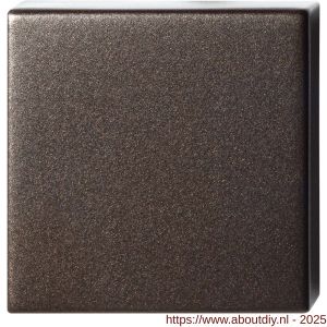 GPF Bouwbeslag Anastasius GPF9388.A1 Outside veiligheidsbuitenrozet vierkant 54x54x10 mm SKG*** blind Dark blend - A21012921 - afbeelding 1