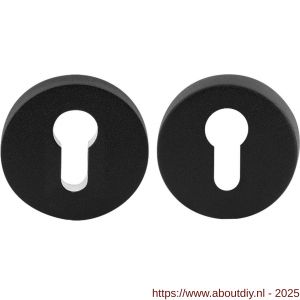 GPF Bouwbeslag ZwartWit GPF9391.61 Set veiligheidsrozet rond 54 mm SKG*** zwart - A21012952 - afbeelding 1
