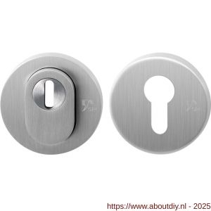 GPF Bouwbeslag RVS GPF9392.09 Set veiligheidsrozet rond 54 mm SKG*** kerntrekbeveiliging RVS geborsteld - A21013011 - afbeelding 1