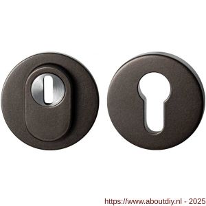 GPF Bouwbeslag Anastasius GPF9392.A1 Set rond veiligheidsrozet 54 mm SKG*** kerntrekbeveiliging Dark blend - A21011477 - afbeelding 1