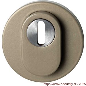 GPF Bouwbeslag Anastasius GPF9392.A4 Outside rond veiligheids buitenrozet 54x12,5 mm SKG*** kerntrekbeveiliging Champagne blend - A21011482 - afbeelding 1